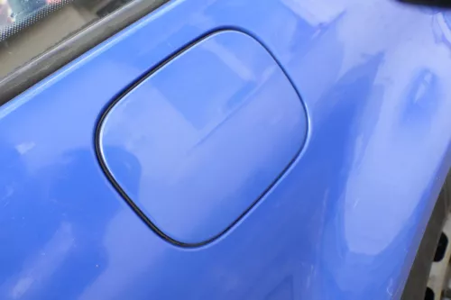 VW Golf 4 Variant Kombi Tankdeckel Deckel Tank Tankverschluß blau LW5Z