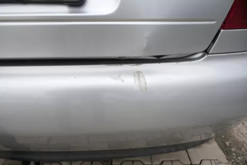 Audi A4 B5 Limousine Stoßstange hinten Heckstoßstange silber grau LY7M biscaBj99 (165397)