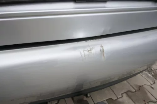 Audi A4 B5 Limousine Stoßstange hinten Heckstoßstange silber grau LY7M biscaBj99 (165397)