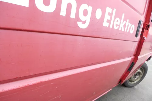 VW T4 Transporter Tür rechts Schiebetür rot Transporter (165416)
