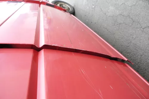 VW T4 Transporter Tür rechts Schiebetür rot Transporter (165416)
