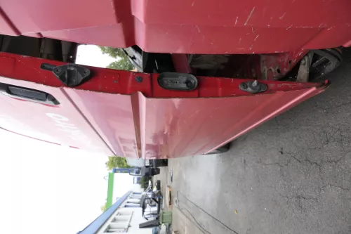VW T4 Transporter Tür rechts Schiebetür rot Transporter (165416)