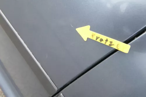 Skoda Octavia 1U Kombi + Limo Tür vorne links Fahrertür grau LF7V 9901 U9 ohne A (165487)
