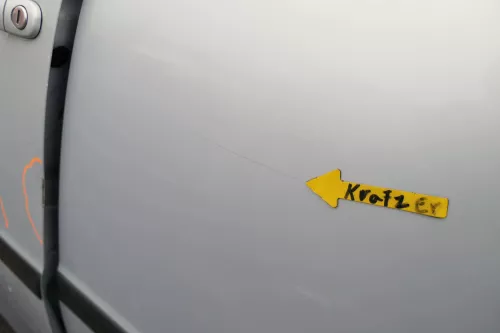 VW Passat 3B 3BG Limousine Tür hinten links silber grau LB7Z satinsilber (165506)