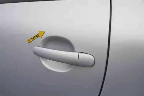 VW Passat 3B 3BG Limousine Tür hinten links silber grau LB7Z satinsilber (165506)