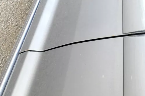 VW Touran 1T 1T3 Tür vorne links Fahrertür grau LD7X OHNE Anbauteile Cross (165560)