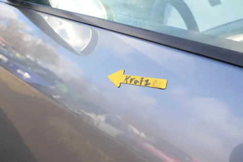 VW Touran 1T 1T3 Tür vorne links Fahrertür grau LD7X OHNE Anbauteile Cross (165560)