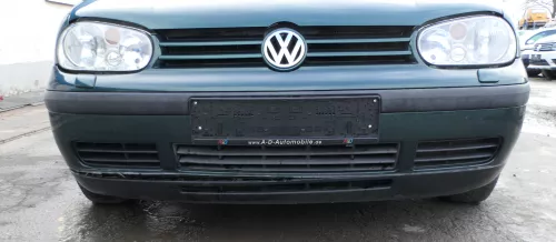 VW Golf 4 Stoßstange vorne Stoßfänger vorn vorne grün LC6M SWR (165596)