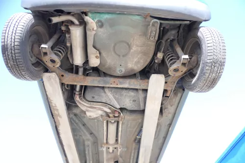 VW Lupo 6X Auspuff hinten Endschalldämpfer + Mittelschalldämpfer 1,0 1.4 AUD AUC (165639)