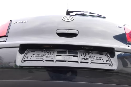 VW Polo 9N 9N3 Stoßstange hinten Heckstoßstange Stoßfänger schwarz L041 (165661)