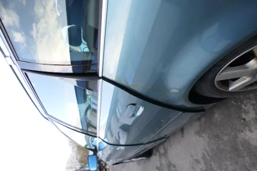 Audi A6 4B C5 Tür Türblatt hinten links  grün blau LX6V jaspisgrün nur Türblatt (165671)