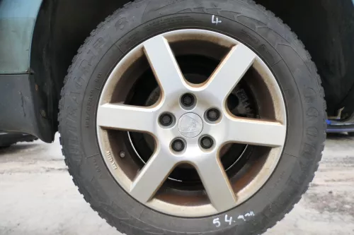 4x Audi A4 8E A6 4B Alufelgen 195/65R15 91H Winterreifen Reifen 4-7mm KBA 46659 (165703)
