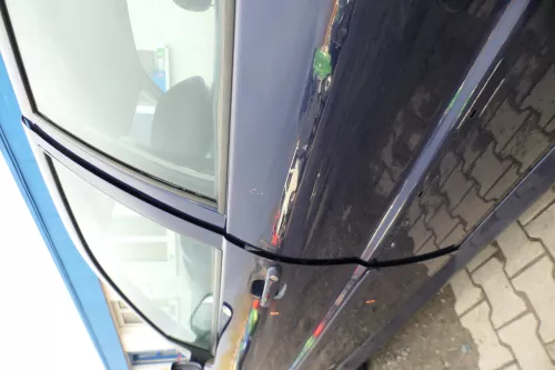 VW Polo 6N 6N2 Tür vorne links Fahrertür 4/5-Türer blau LB5N ohneAnbauteile (165748)