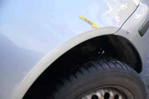 Ford Galaxy WGR Kotflügel rechts vorne Facelift grau cosmic-silber 2QTC  (165773)