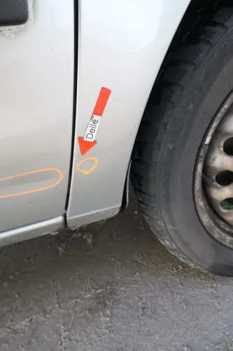 Ford Galaxy WGR Kotflügel rechts vorne Facelift grau cosmic-silber 2QTC  (165773)