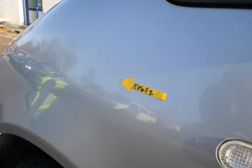 Ford Galaxy WGR Kotflügel links vorne Facelift grau cosmic-silber 2QTC  (165778)