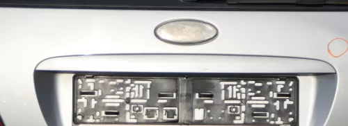 Ford Galaxy WGR Griffleiste Griff Heckklappe Heckklappengriff grau silber cosmic (165792)