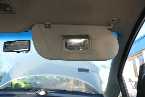 VW Sharan 7M Galaxy WGR Sonnenblenden Sonnenblende grau rechts  (165809)