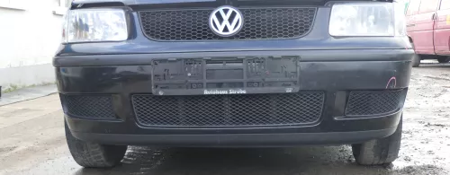 VW Polo 6N2 Stoßstange vorne Frontstoßstange Stoßfänger schwarz LC9Z (166329)