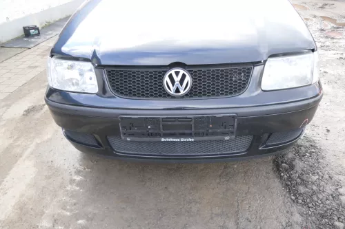 VW Polo 6N2 Stoßstange vorne Frontstoßstange Stoßfänger schwarz LC9Z (166329)