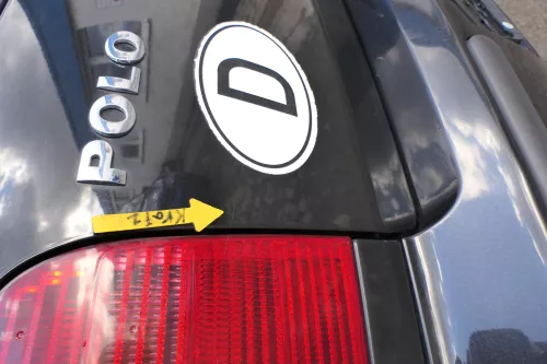 Polo 6N2 Heckklappe Klappe hinten Kofferraumklappe schwarz LC9Z Scheibe (166334)