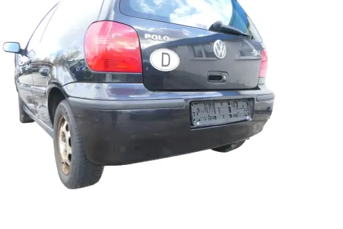 VW Polo 6N2 Stoßstange hinten Heckstoßstange Stoßfänger schwarz LC9Z (166336)