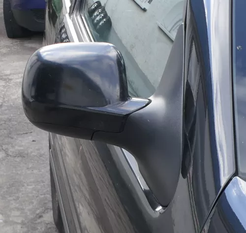 VW Polo 6N2 manueller Spiegel Außenspiegel rechts außen schwarz LC9Z (166337)
