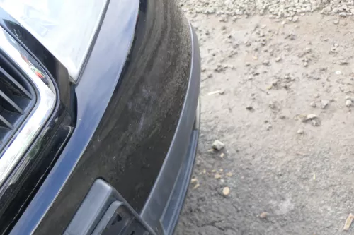 Skoda Fabia 6Y Stoßstange Stoßfänger vorne schwarz LF9R 2000-2004 (166382)