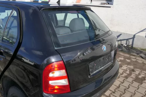 Skoda Fabia 6Y6 Schrägheck Heckklappe Kofferraumklappe hinten schwarz LF9R (166389)