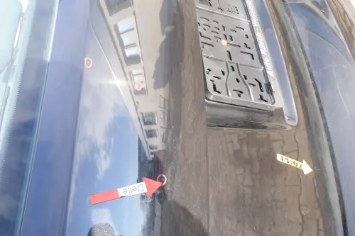 Skoda Fabia 6Y6 Schrägheck Heckklappe Kofferraumklappe hinten schwarz LF9R (166389)
