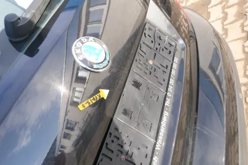 Skoda Fabia 6Y6 Schrägheck Heckklappe Kofferraumklappe hinten schwarz LF9R (166389)