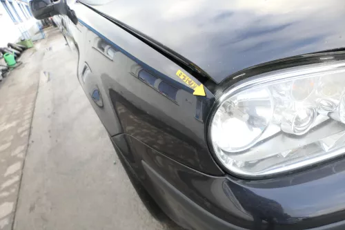 VW Golf 4 1J Kotflügel vorne rechts schwarz LC9Z blackmagic black (166431)