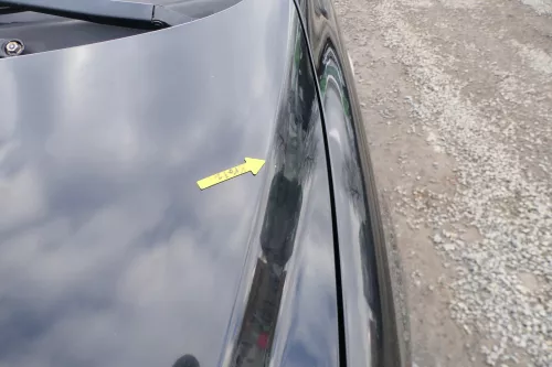 VW Fox 5Z Motorhaube Klappe vorn vorne schwarz L041 uni Haube (166446)