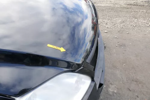 VW Fox 5Z Motorhaube Klappe vorn vorne schwarz L041 uni Haube (166446)