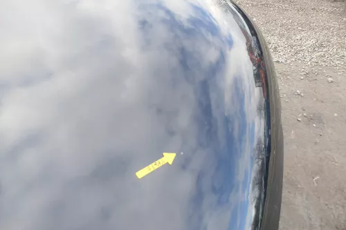 VW Fox 5Z Motorhaube Klappe vorn vorne schwarz L041 uni Haube (166446)