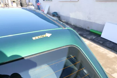VW Lupo 6X Heckklappe Klappe Kofferraumklappe Scheibe grün LA6N (166508)