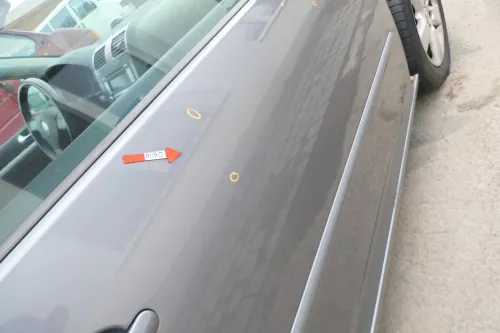 VW Golf 5 V 1K Tür Türblatt vorne rechts Beifahrertür 2/3-Türer grau LA7T (166521)