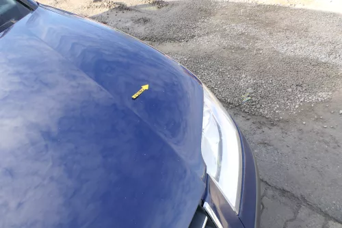 VW Passat 3BG Motorhaube Klappe vorne vorn Haube blau LA5E (166636)