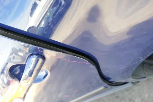 VW Passat 3B 3BG Kombi Variant Tür hinten links blau LA5E ohneAnbauteile (166645)