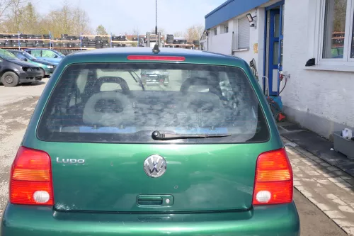 VW Lupo 6X Heckklappe Klappe Kofferraumklappe Scheibe grün LA6N (166671)