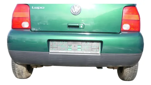 VW Lupo Stoßstange hinten Heckstoßstange Stoßfänger grün LA6N