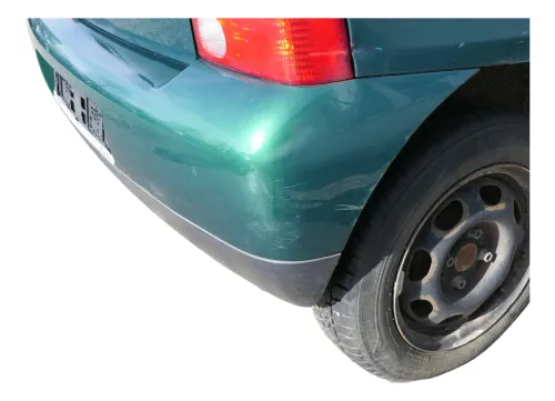 VW Lupo Stoßstange hinten Heckstoßstange Stoßfänger grün LA6N (166672)