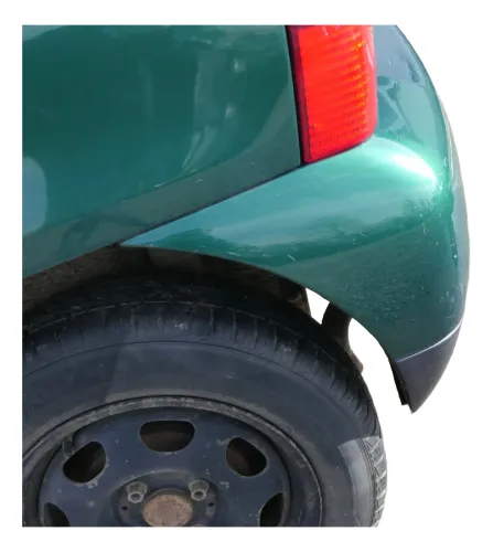 VW Lupo Stoßstange hinten Heckstoßstange Stoßfänger grün LA6N (166672)
