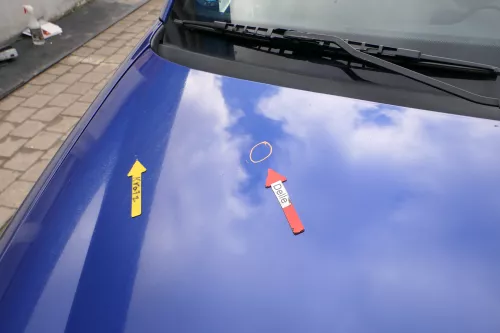 Seat Arosa 6H Facelift Motorhaube Haube Klappe vorne blau LS5N (166802)