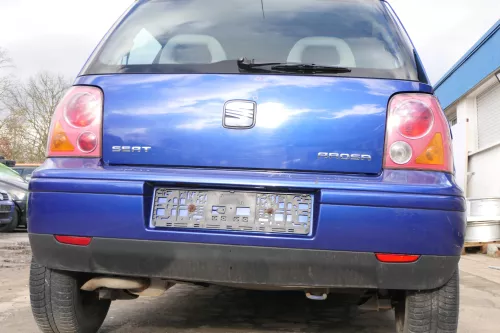 Seat Arosa 6H Stoßstange hinten Facelift Heckstoßstange blau LS5N