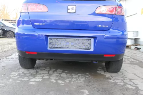 Seat Ibiza 6L Heckklappe Klappe hinten Kofferraumklappe blau LS5G ohneBremsleuch (166833)