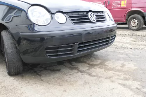 VW Polo 9N Stoßstange Frontstoßstange vorne schwarz LC9Z (166861)