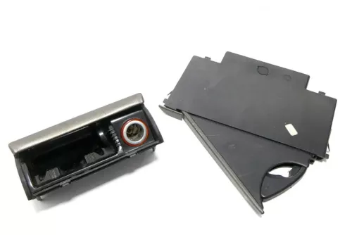 VW Passat 3B 3BG Mittelkonsole Verkleidung Aschenbecher Dekor braun netzoptik (166931)