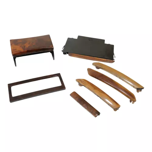 VW Passat 3B 3BG Becherhalter Verkleidung Aschenbecher Dekor Holz Optik