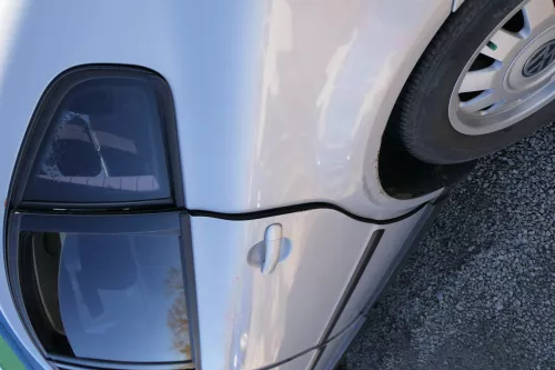 VW Passat 3B 3BG Limousine Tür hinten links silber grau LB7Z satinsilber (166972)